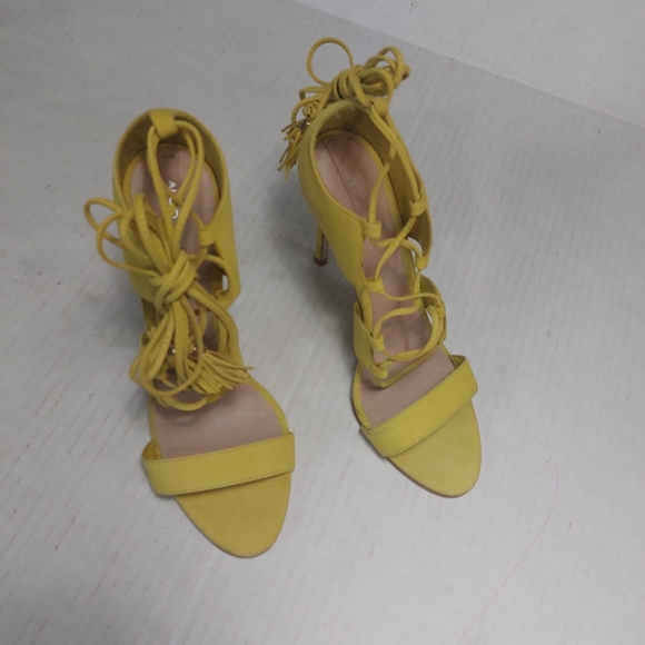 ALDO Women's Neon Yellow High Heel Shoes Size 8.5M - Picture 3 of 13